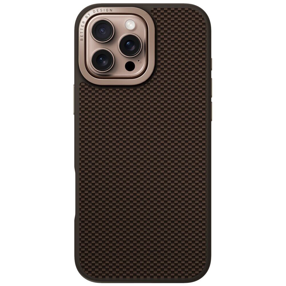 Uniq Keva Max Magclick Charging Camera Stand Case for iPhone 16 Pro Max - Brown - imagine 3