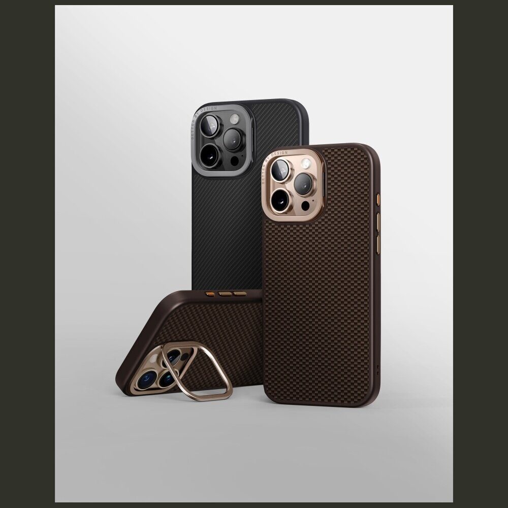 Uniq Keva Max Magclick Charging Camera Stand Case for iPhone 16 Pro Max - Brown - imagine 7
