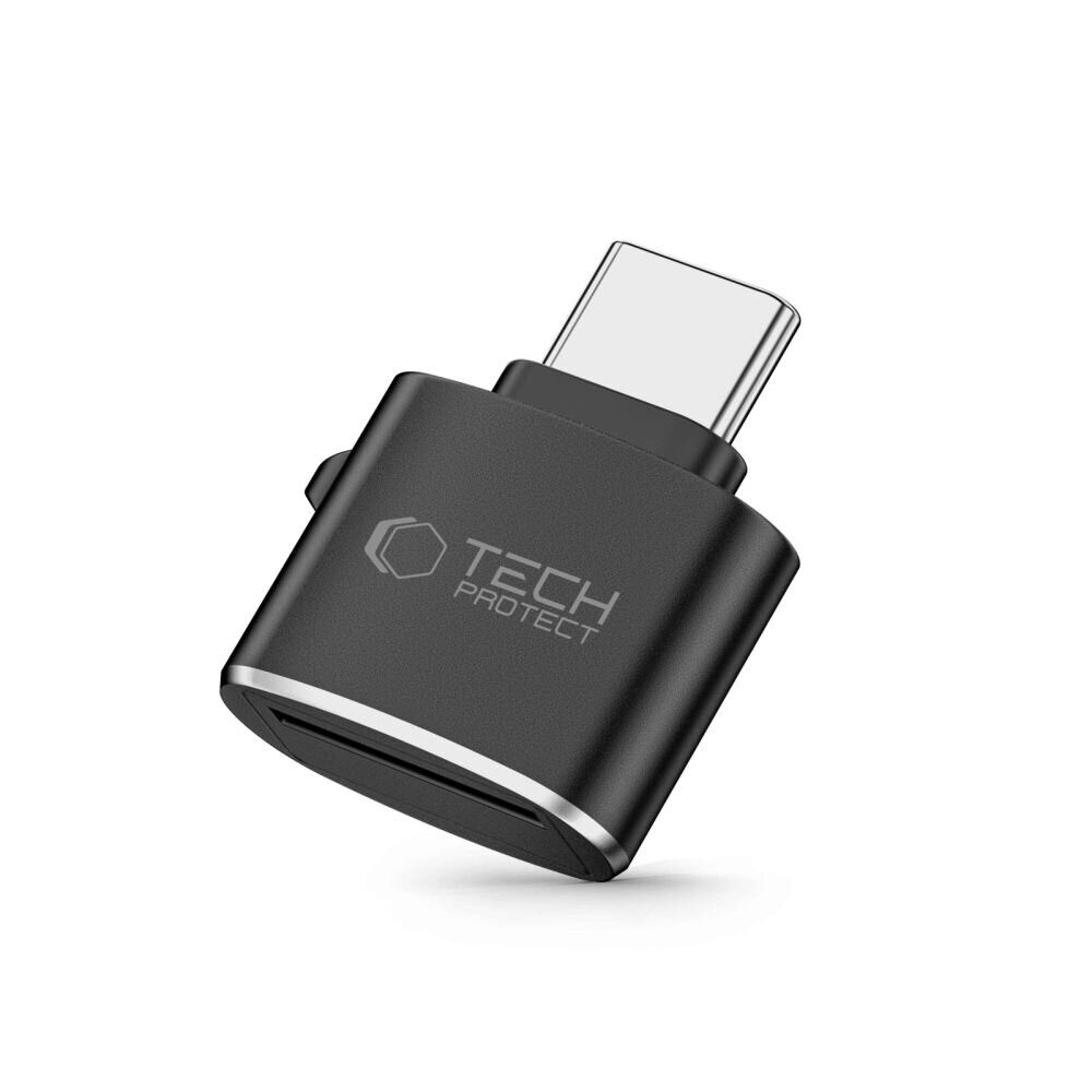 Tech-Protect UltraBoost microSD card reader adapter with USB-C - black - imagine 2