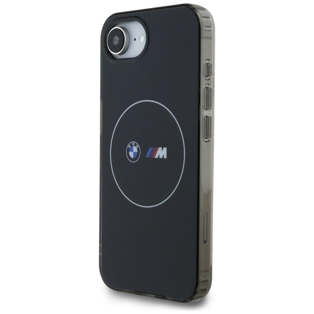 BMW IML Metal White Circle MagSafe iPhone 16e Case - Black - imagine 2