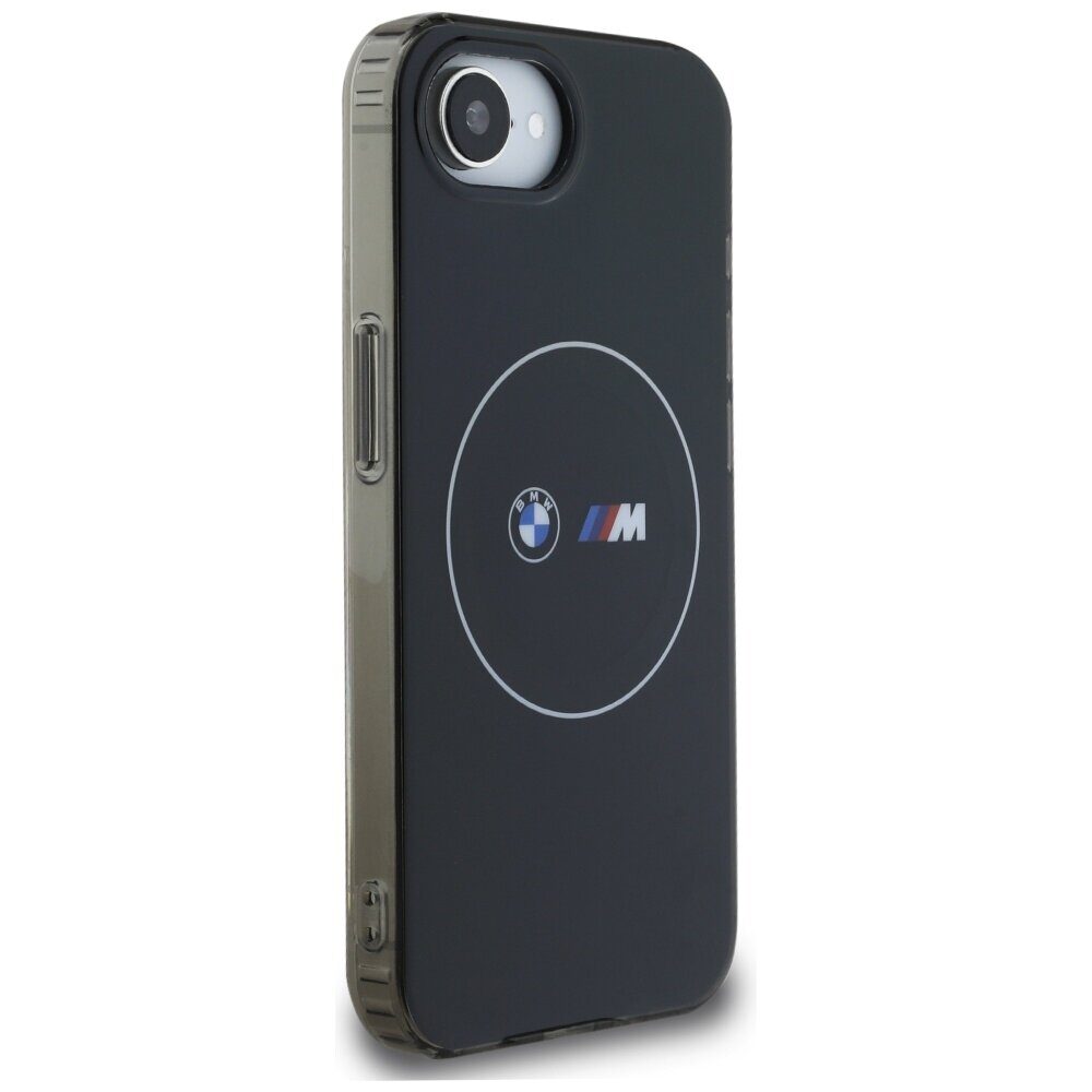 BMW IML Metal White Circle MagSafe iPhone 16e Case - Black - imagine 4
