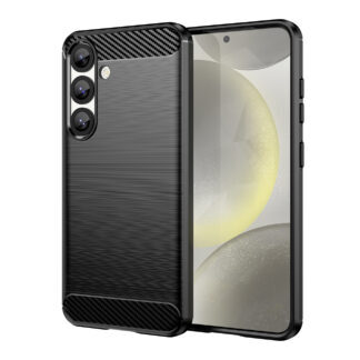 Carbon Case Flexible Silicone for Xiaomi Poco F7 Ultra - Black