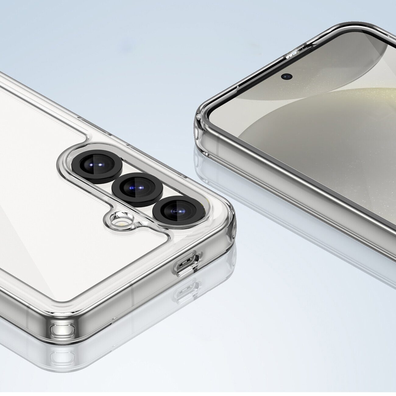 Outer Space Case with Gel Frame for Nothing Phone (3a) Pro - Clear - imagine 5