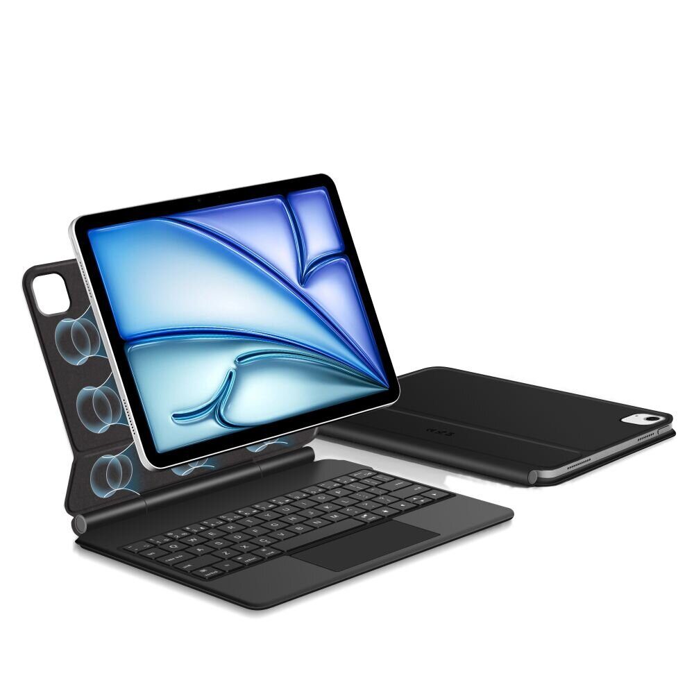 Tech-Protect Smartcase Magnetic with Keyboard for iPad Air 10.9” (2020/2022) / 11” (2024/2025/2026) - Black - imagine 4