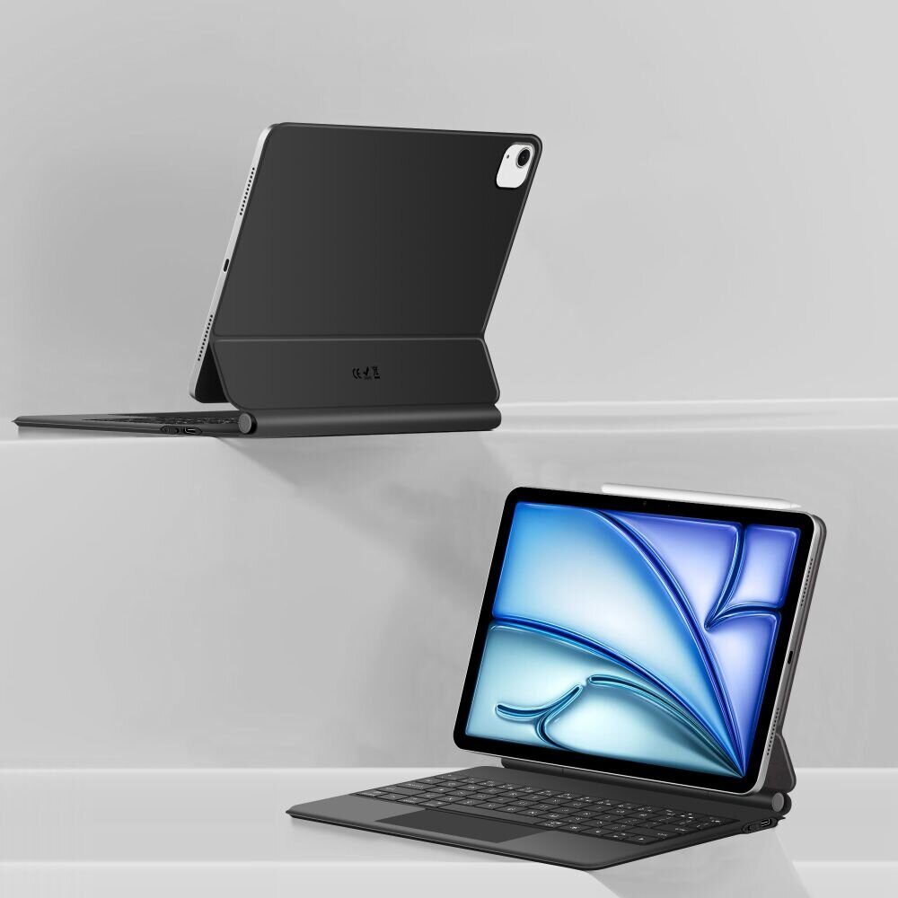 Tech-Protect Smartcase Magnetic with Keyboard for iPad Air 10.9” (2020/2022) / 11” (2024/2025/2026) - Black - imagine 6