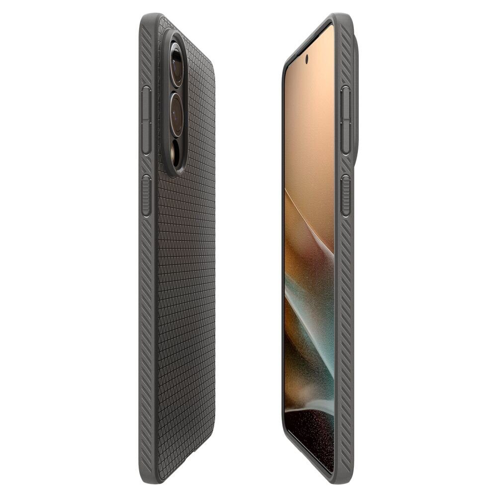 Spigen Liquid Air Case for Samsung Galaxy S25 Edge - Gray - imagine 8