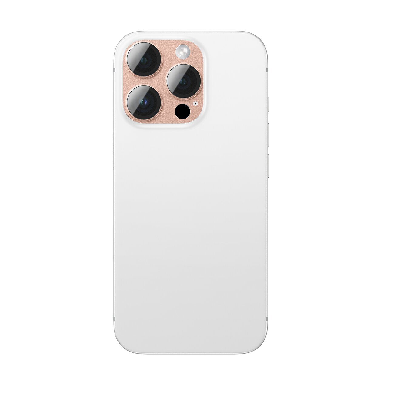 AmazingThing Aviation-Grade Alloy Tempered Glass Lens for iPhone 16 Pro / 16 Pro Max Camera Lens - Rose Gold - imagine 2