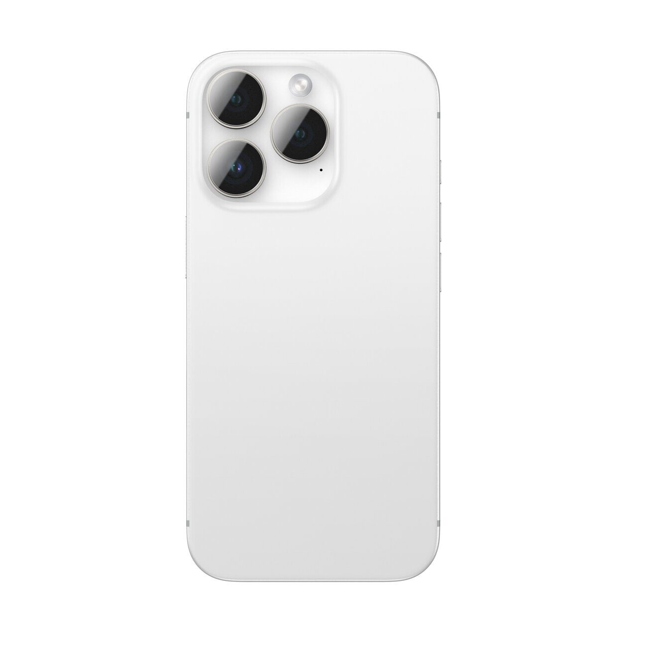 AmazingThing AR Aluminum 3 Lens Glass with Camera Lens Frame for iPhone 16 Pro / 16 Pro Max - Silver - imagine 3