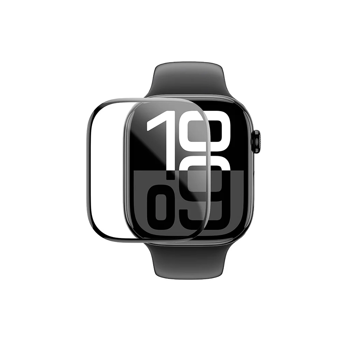 AmazingThing Radix Film Protective Film with Black Frame for Apple Watch 42mm - imagine 3