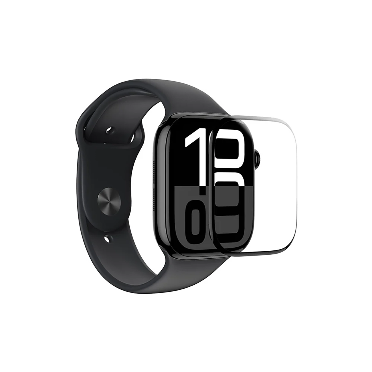 AmazingThing Radix Film Protective Film with Black Frame for Apple Watch 42mm - imagine 4