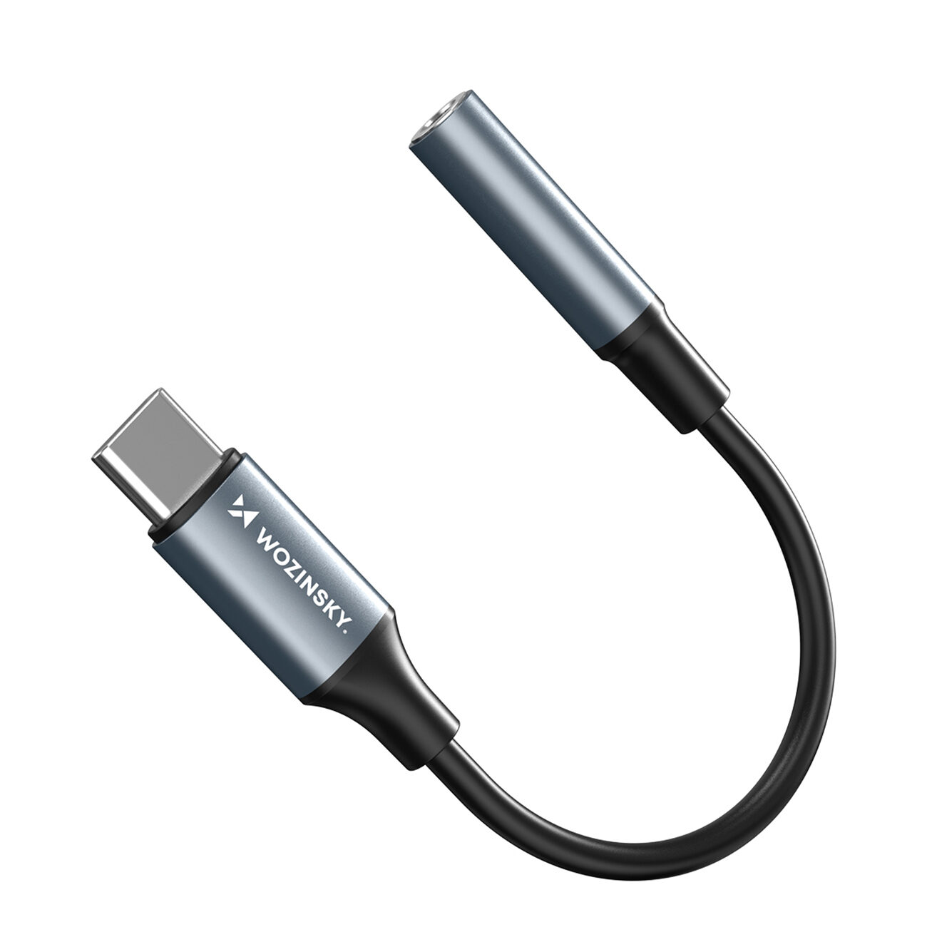 Wozinsky WACM-01 USB-C Adapter - 3.5mm Mini Jack - Black - imagine 4