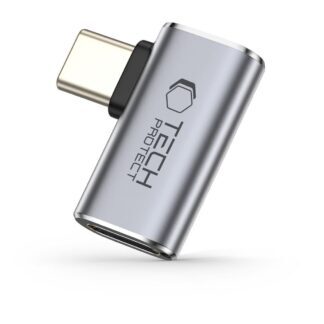 Tech-Protect Ultraboost AA01 USB-C Angled Adapter - Gray