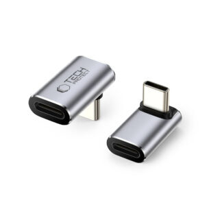 Tech-Protect Ultraboost AA03 USB-C Angled Adapter - Gray
