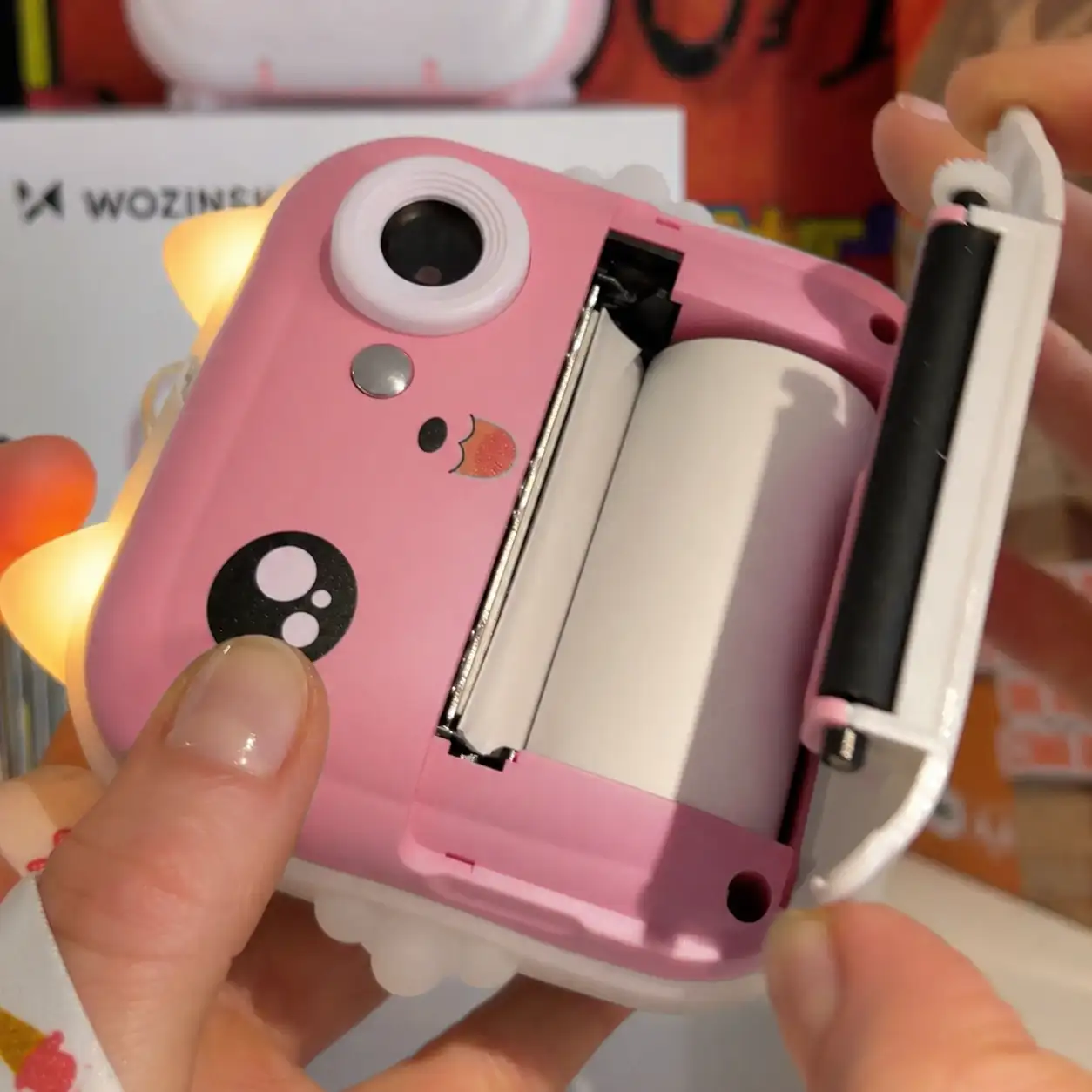 Wozinsky WDT-01 Thermal Printer Camera for Kids - Pink - imagine 4