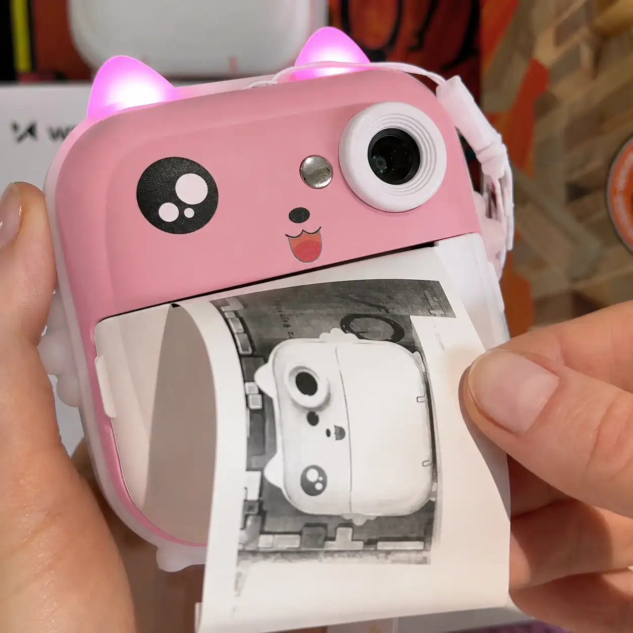 Wozinsky WDT-01 Thermal Printer Camera for Kids - Pink - imagine 5