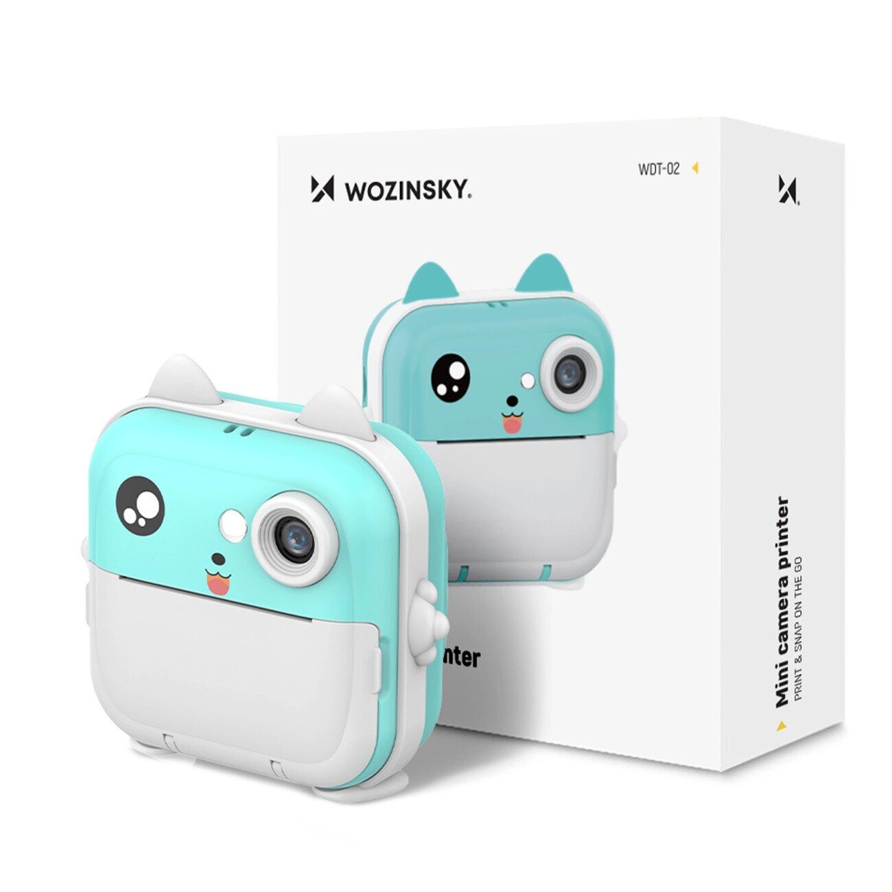 Wozinsky WDT-02 Thermal Printer Camera for Kids - Blue - imagine 2