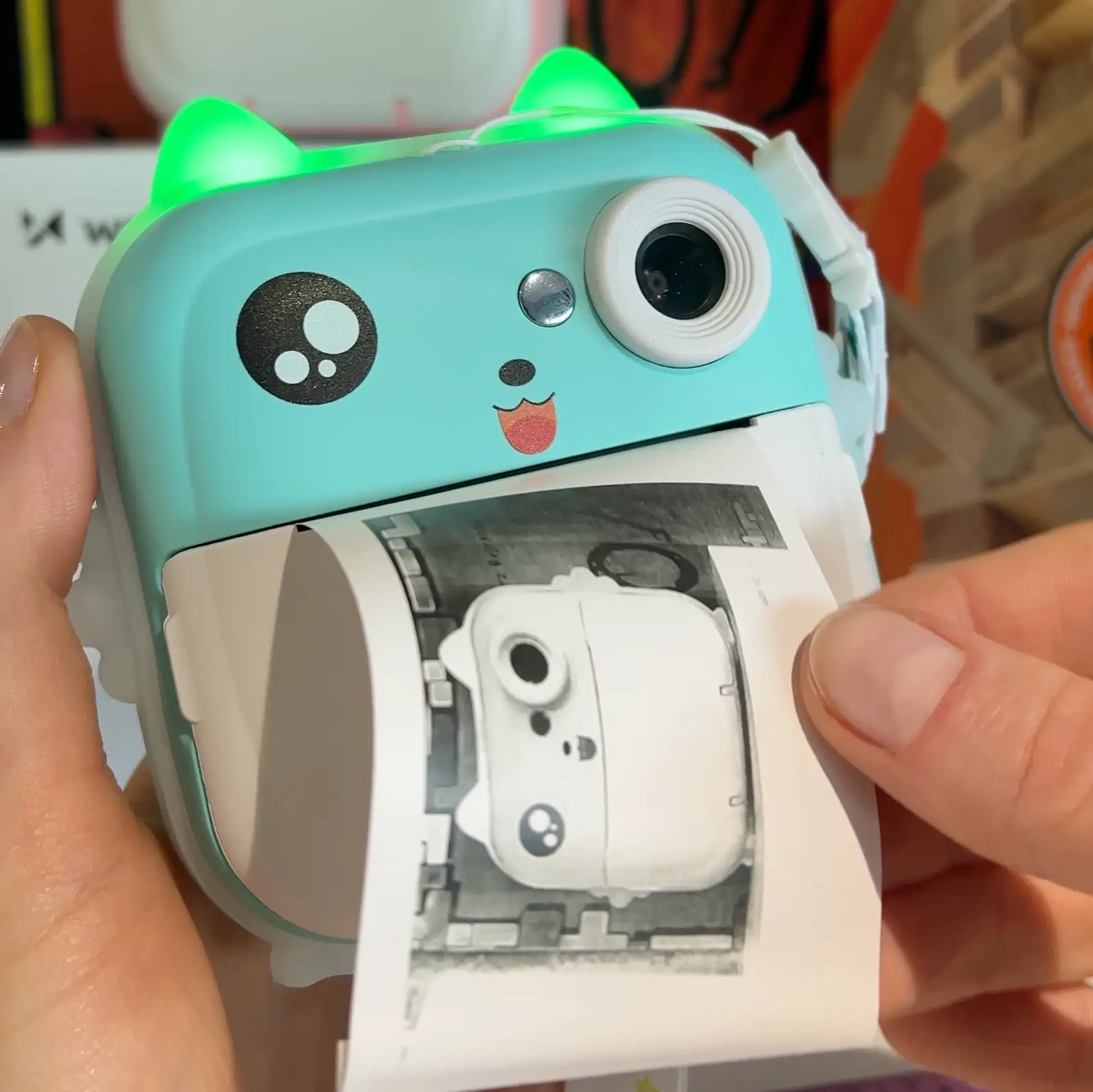 Wozinsky WDT-02 Thermal Printer Camera for Kids - Blue - imagine 5