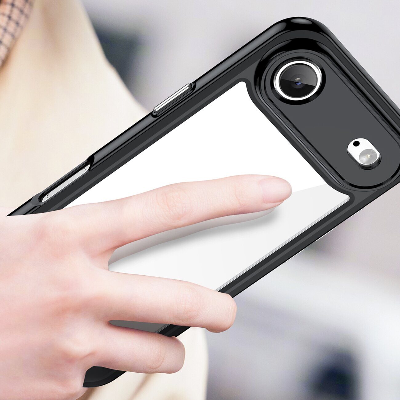 Outer Space Case for iPhone 17 Air - Black Transparent - imagine 5