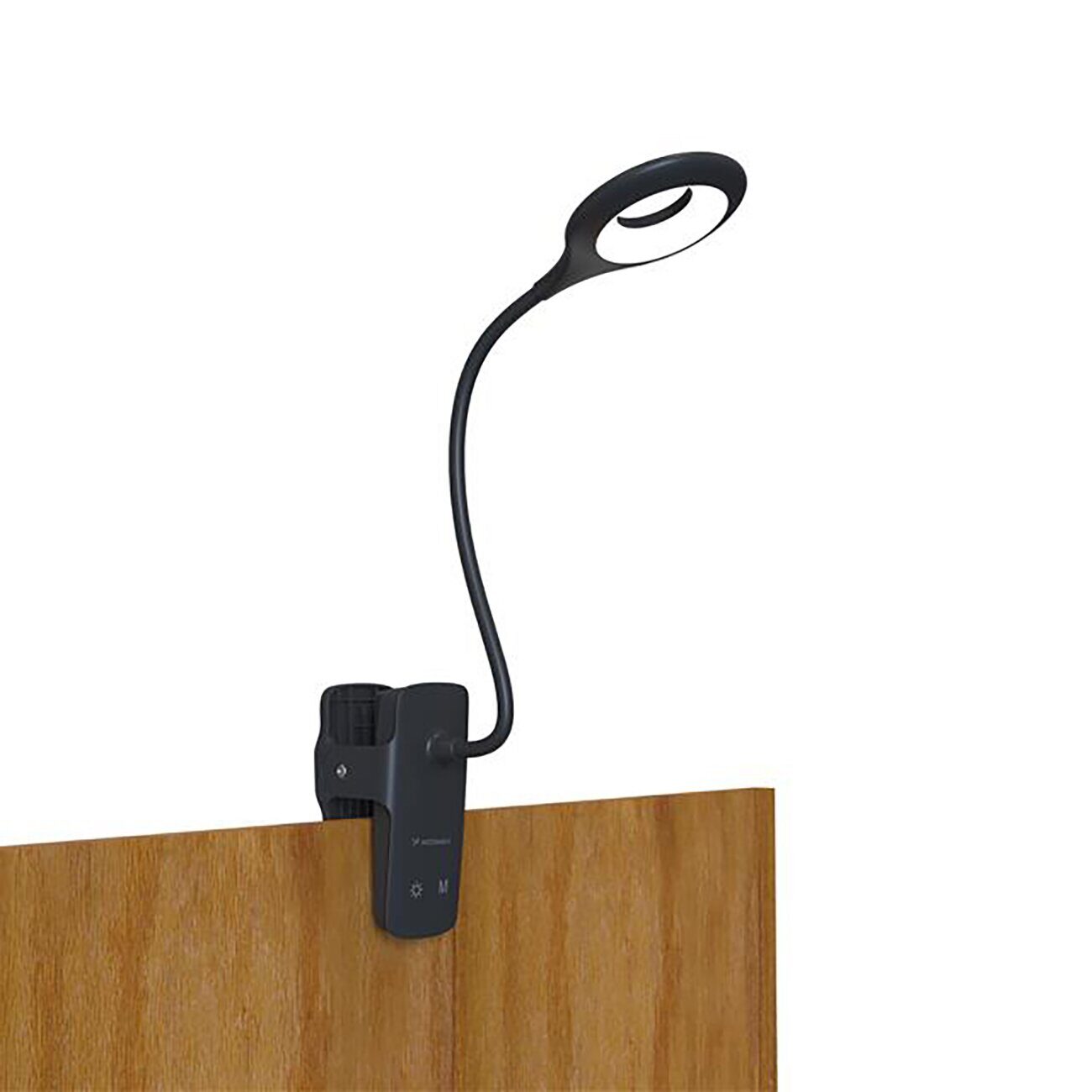 Mini Wozinsky Wireless LED Reading Lamp with Clip + USB-C Cable - Black - imagine 5