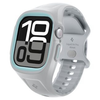 Spigen Liquid Air Pro Strap for Apple Watch 10 46mm - Gray