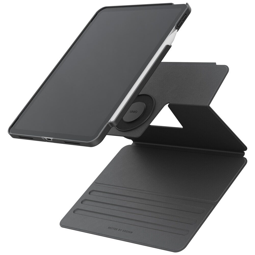 Uniq Rovus Snapmount Magnetic 360 Rotating Detachable Case for iPad 11" 2025 / iPad 10.9" 2022 (10th gen.) - Gray - imagine 5