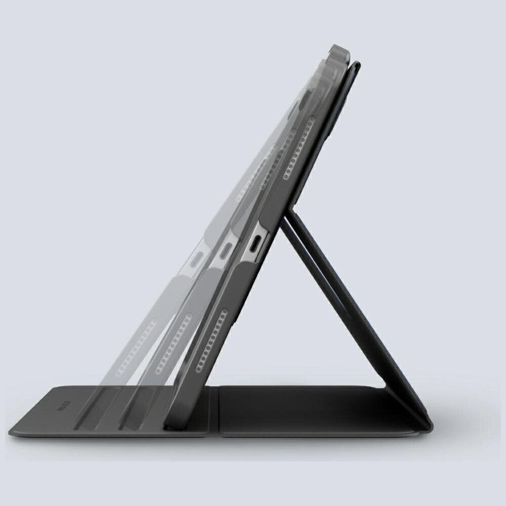 Uniq Rovus Snapmount Magnetic 360 Rotating Detachable Case for iPad 11" 2025 / iPad 10.9" 2022 (10th gen.) - Gray - imagine 9