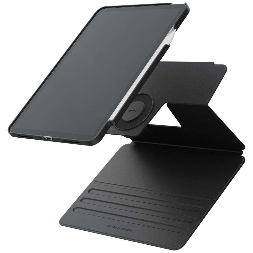 Uniq Rovus Snapmount Magnetic 360 Rotating Detachable case for iPad Pro 11" 2024 (5th generation) - black - imagine 5