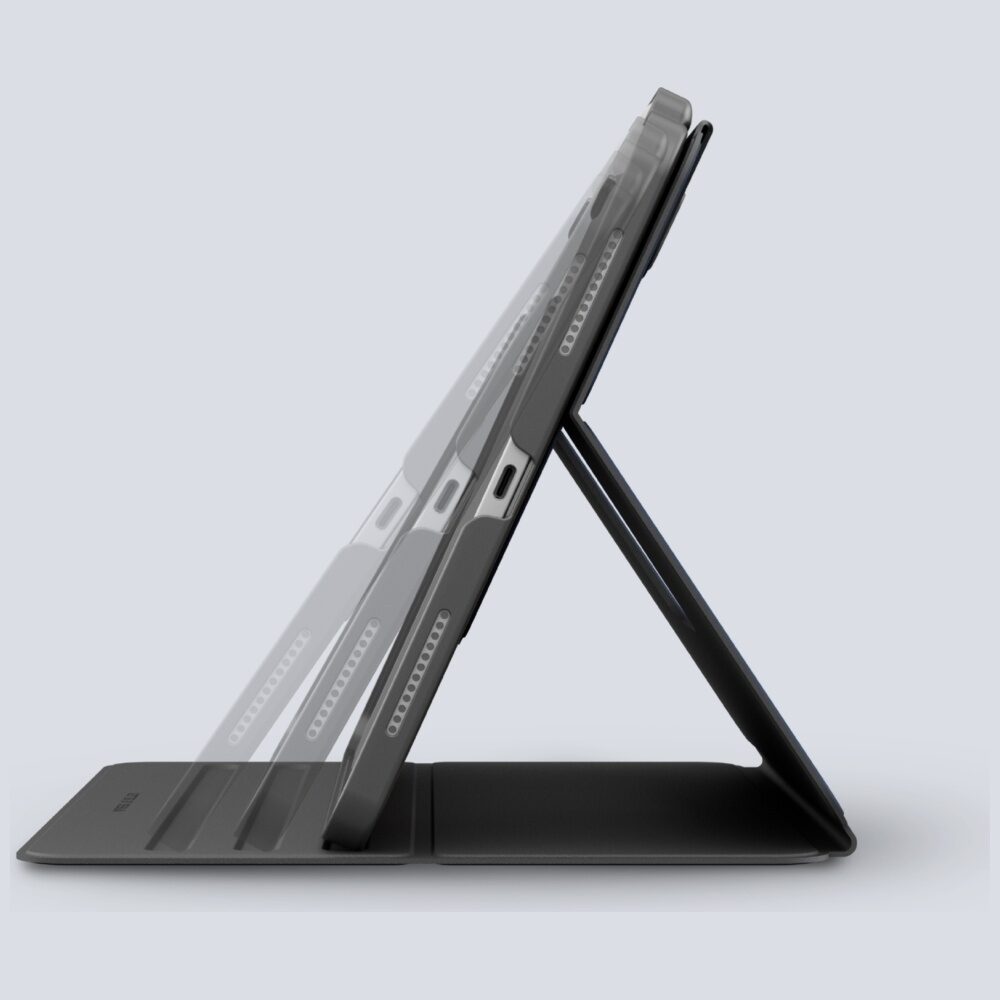 Uniq Rovus Snapmount Magnetic 360 Rotating Detachable case for iPad Pro 11" 2024 (5th generation) - black - imagine 9