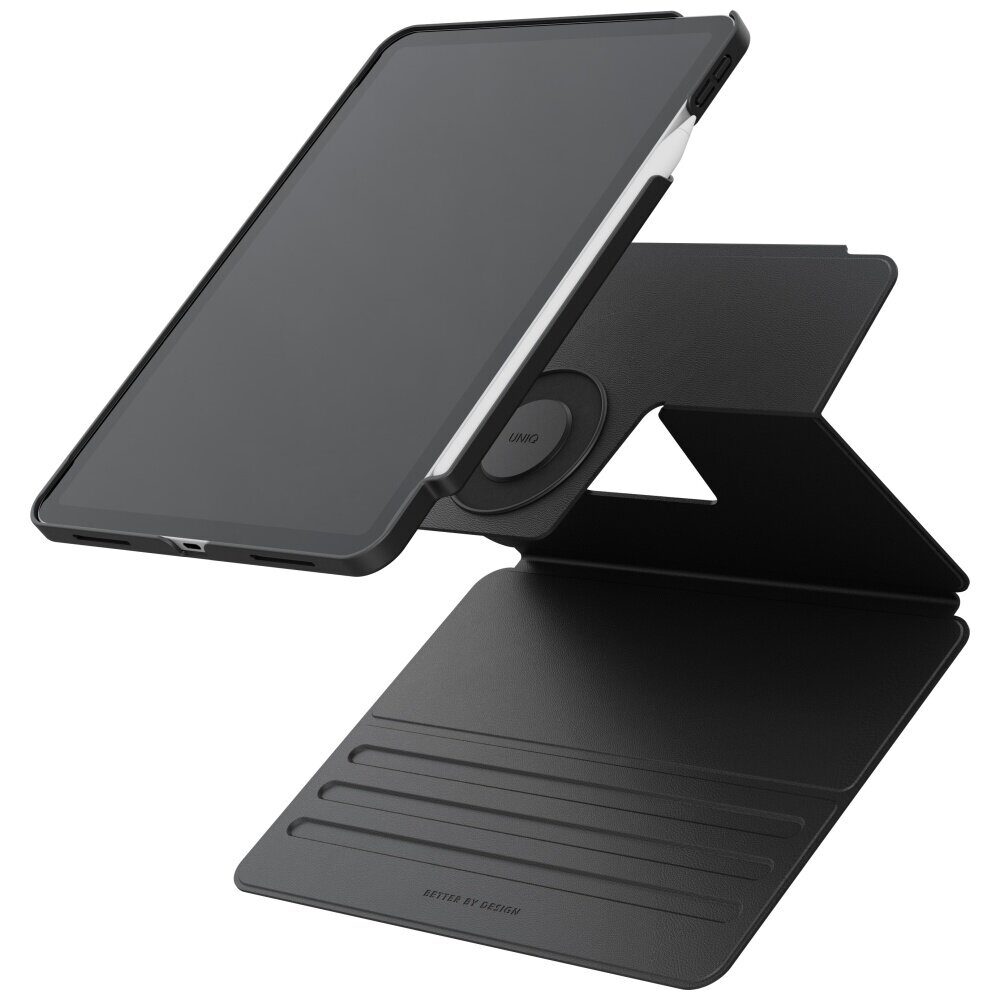 Uniq Rovus Snapmount Magnetic 360 Rotating Detachable case for iPad Pro 13" 2024 (7th generation) - black - imagine 5