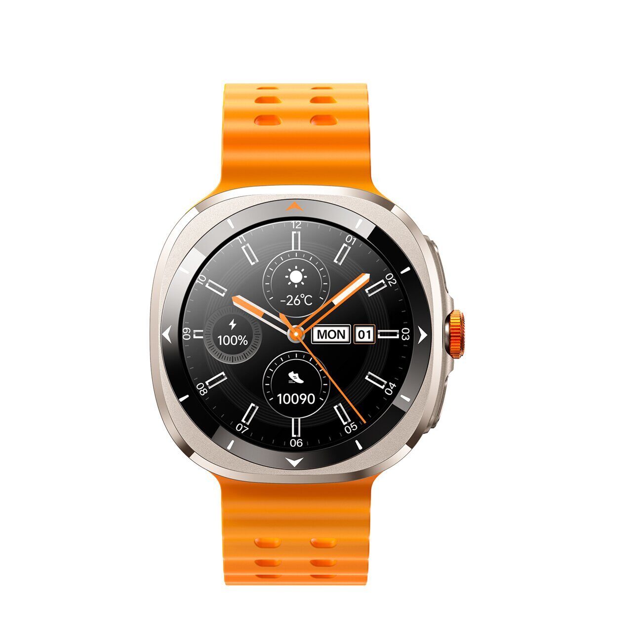 Joyroom Venture Series JR-FV2 Sport Smartwatch with Call Receiving Function - Orange - imagine 2