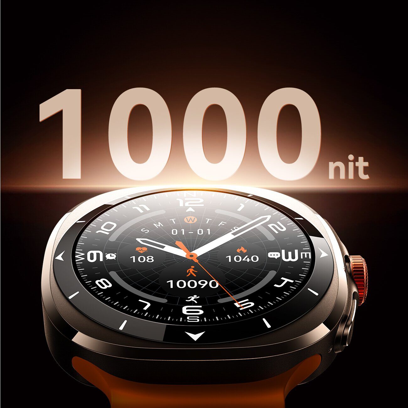 Joyroom Venture Series JR-FV2 Sport Smartwatch with Call Receiving Function - Orange - imagine 4