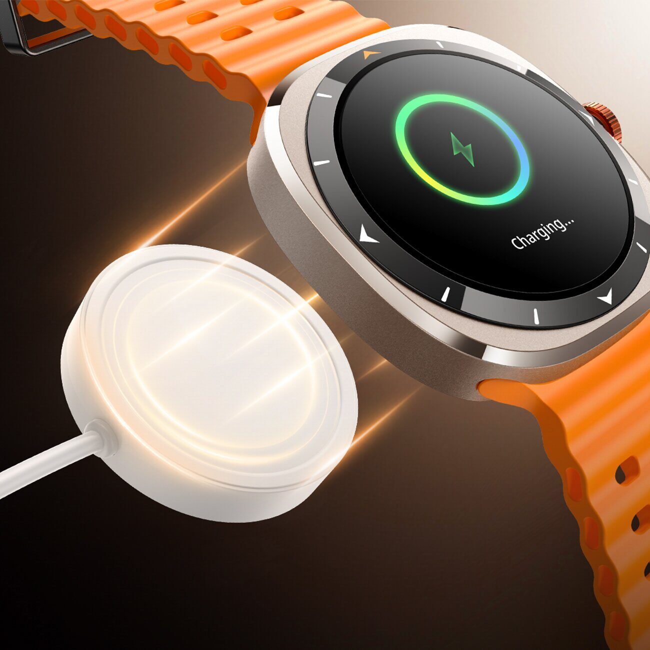 Joyroom Venture Series JR-FV2 Sport Smartwatch with Call Receiving Function - Orange - imagine 5