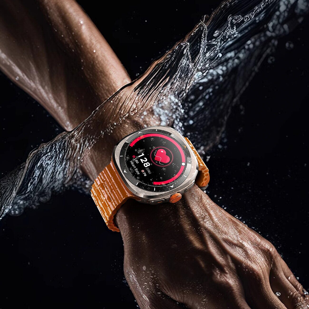 Joyroom Venture Series JR-FV2 Sport Smartwatch with Call Receiving Function - Orange - imagine 6
