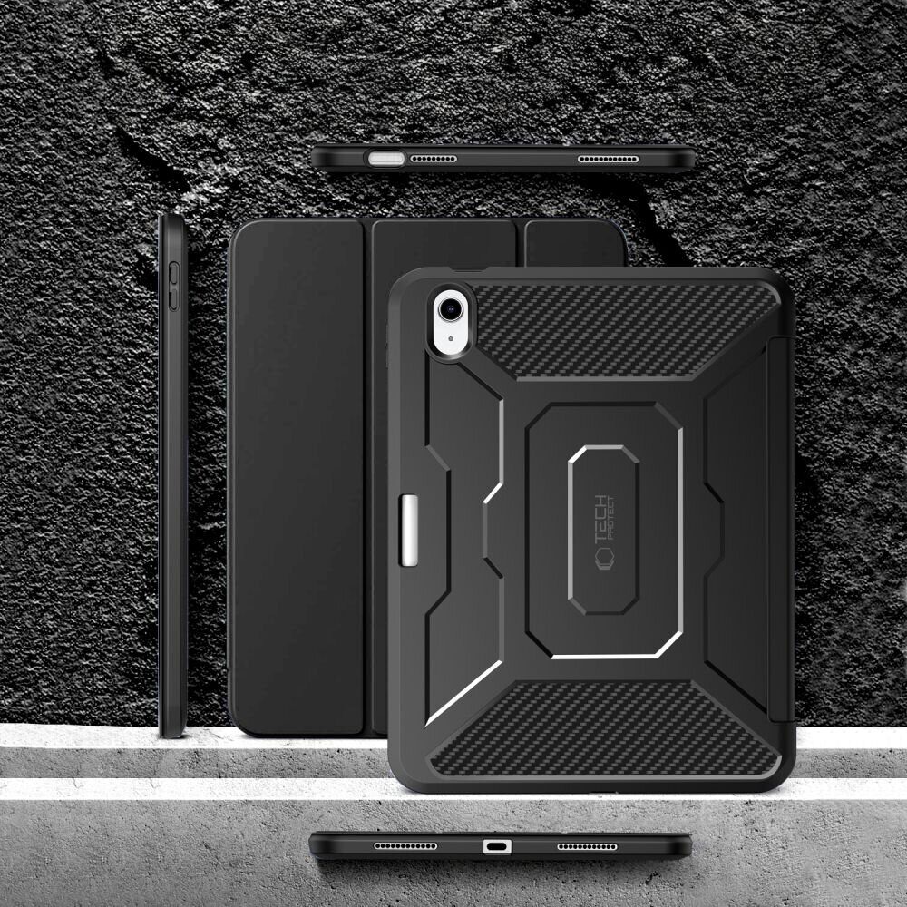 Tech-Protect Endurance Case for iPad 10.9” 10 / 2022 / 11” 11 / 2025 - Black - imagine 6