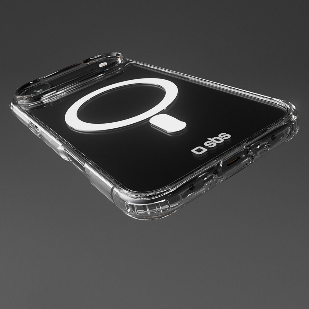 SBS Extreme Mag Case with D3O Technology for iPhone 17 Air - Transparent - imagine 6