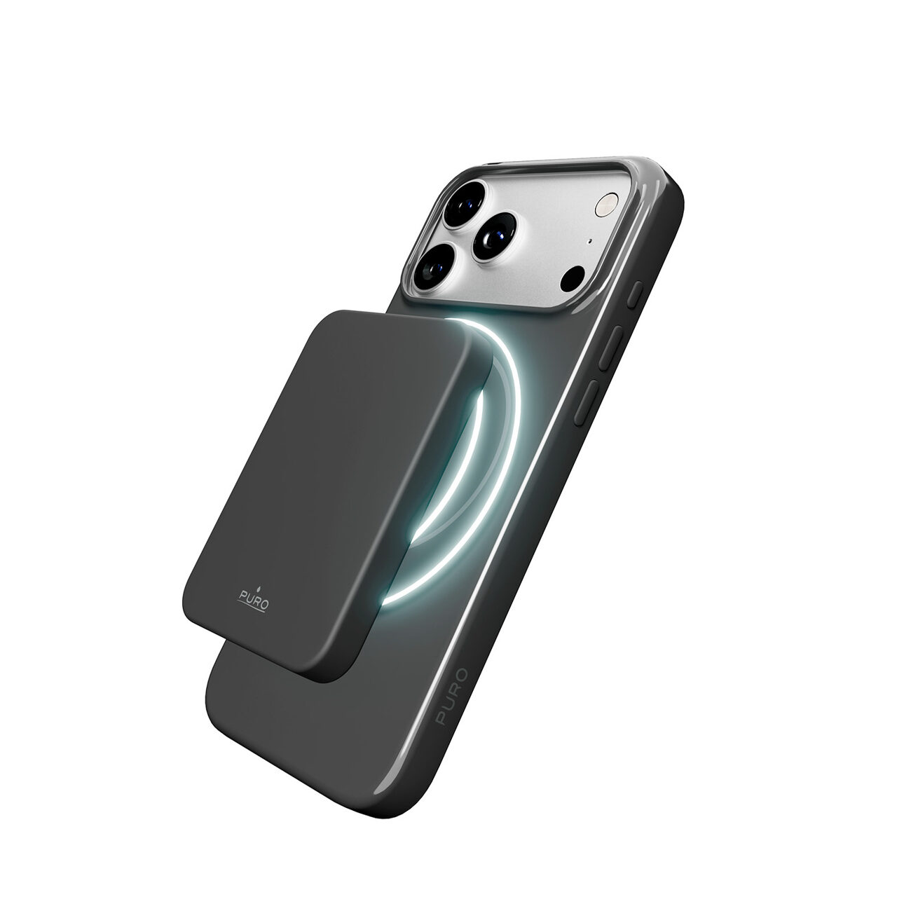 Puro Pulse Protective Case for iPhone 17 Pro Max Polycarbonate - Black - imagine 4