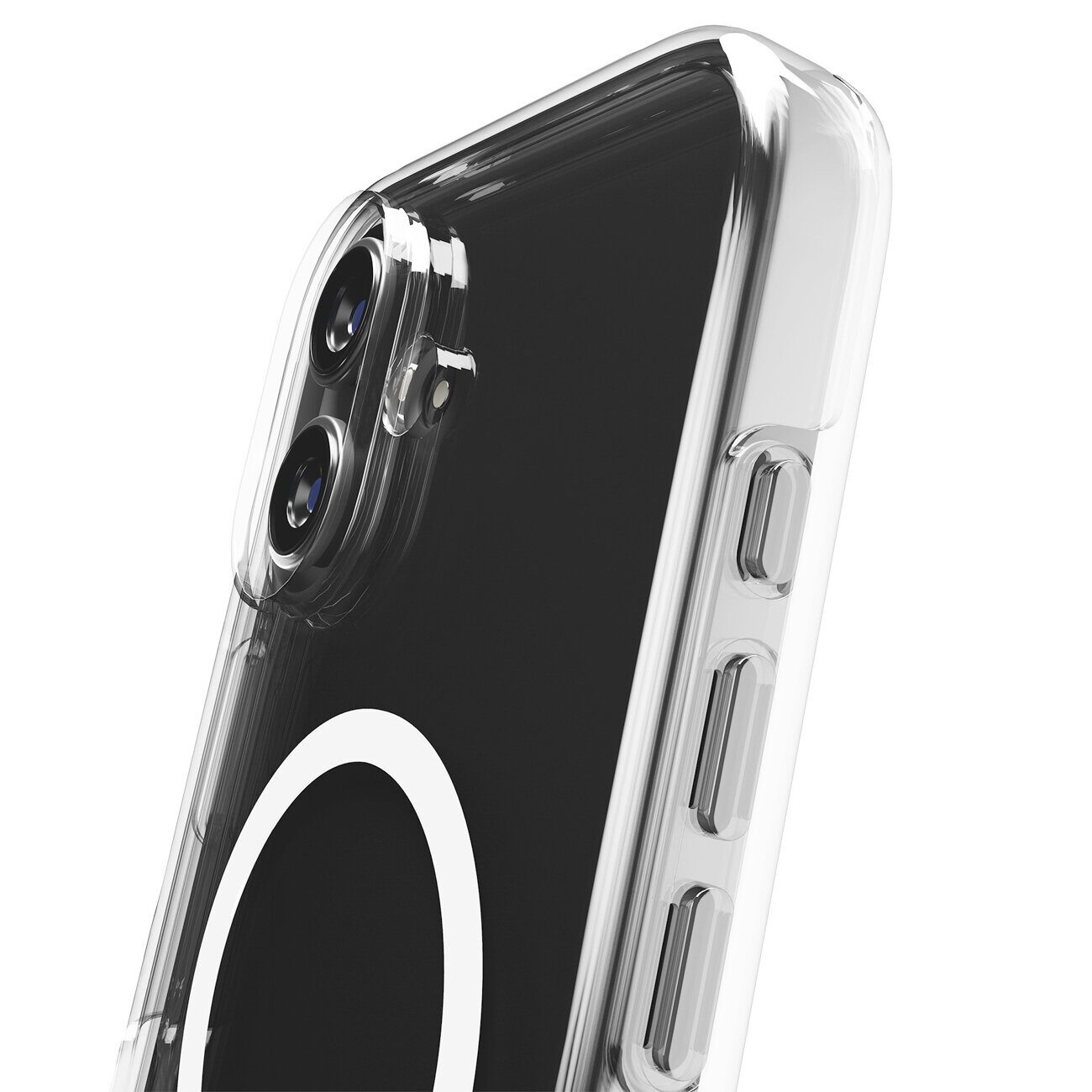 Puro Impact Clear D3O TPU+PC MagSafe Compatible Case for iPhone 17 - Transparent - imagine 5