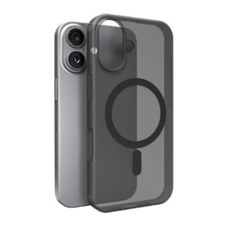Puro Daylight MagSafe Compatible Silicone Case for iPhone 17 - Translucent Black