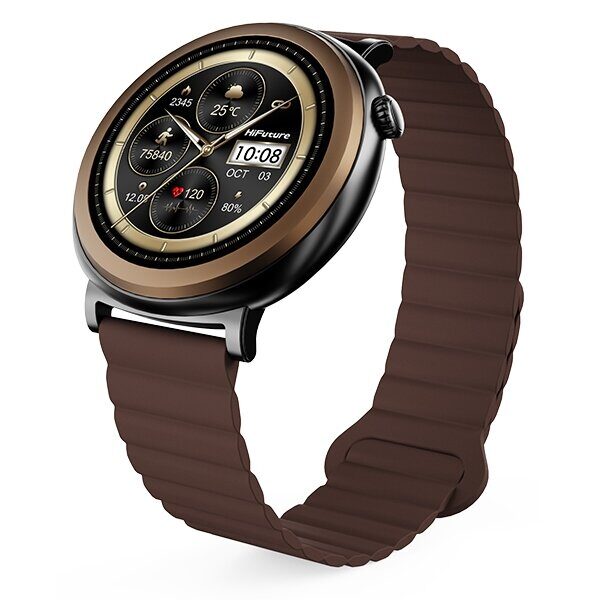 HiFuture Aurora Smartwatch - Brown - imagine 2