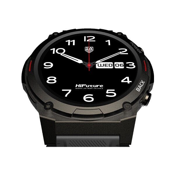 HiFuture FutureGo Mix2 Smartwatch - Black - imagine 4