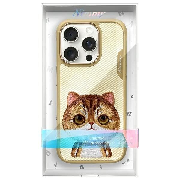 Nimmy Big Eyed Pet 2.0 Cat Case for iPhone 16 Pro - Green - imagine 9