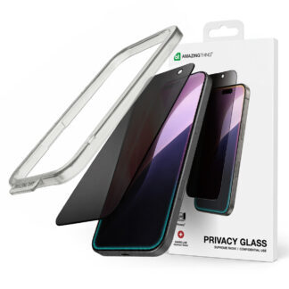 AmazingThing Titan Privacy FusionFilter 7 Tempered Glass for iPhone 17 Pro Max