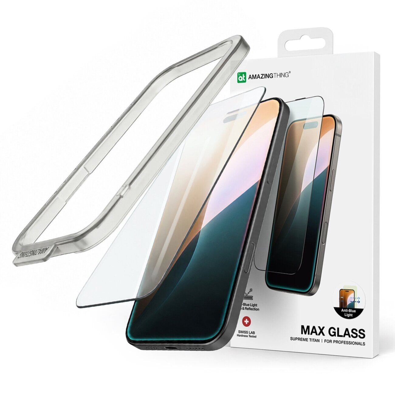 AmazingThing Titan Max FusionFilter 7 Tempered Glass for iPhone 17 Pro Max