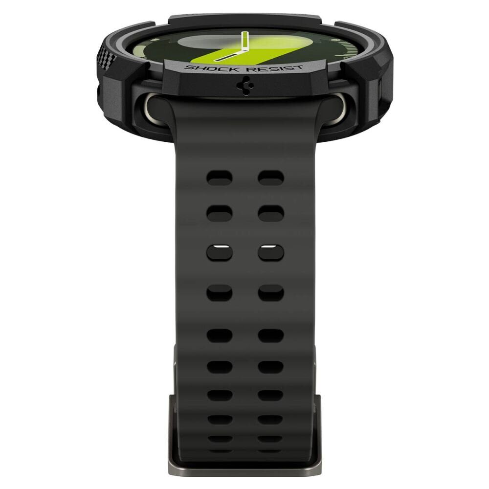 Spigen Rugged Armor Case for Samsung Galaxy Watch 8 44mm - Matte Black - imagine 8