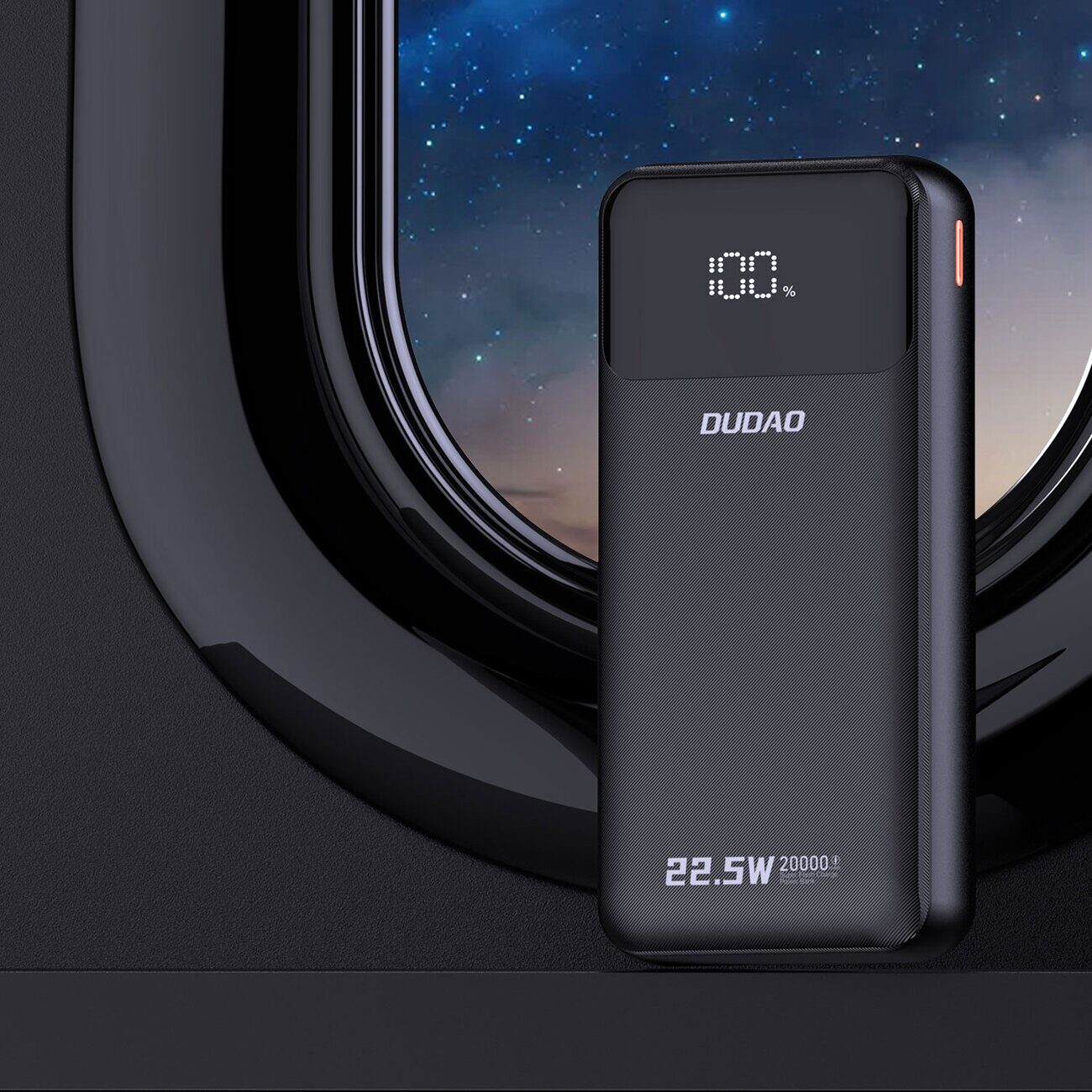 Dudao K15Pro Power Bank 20000mAh 22.5W PD USB-C / USB-A / Built-in Lightning and USB-C Cables - Black - imagine 6