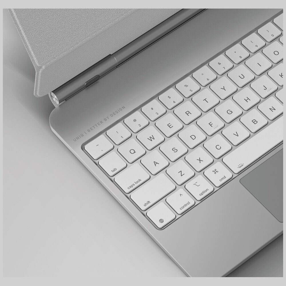Uniq Venno Pro Magnetic Smart Case with Keyboard for iPad Air 10.9" (2020/2022) / Pro 11" (2021/2022) / Air 11" (2024/2025/2026) - White - imagine 6