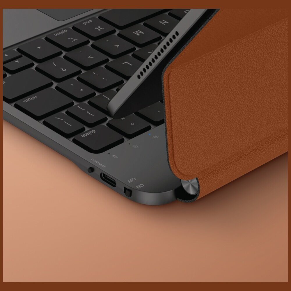 Uniq Venno Pro Magnetic Smart Case with Keyboard for iPad 11" 2025 / iPad Air 11" 2024 / 2025 / iPad Pro 11" 2018 / 2020 / 2021 / 2022 / 2024 - Brown - imagine 5