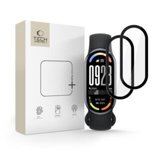 Tech-Protect Glass Flex+ 2-pack hybrid glass for Xiaomi Smart Band 10 / 10 NFC - black