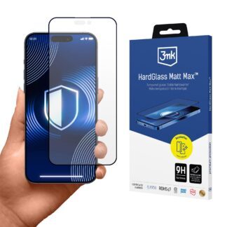 Matte tempered glass 3mk HardGlass Matt Max for Apple iPhone 17 Pro