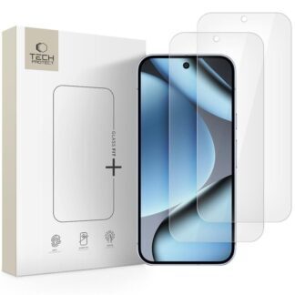 Tech-Protect Glass Fit+ 2-pack tempered glass for Google Pixel 9 Pro XL / 10 Pro XL - transparent